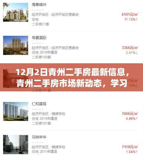 青州二手房市场新动态,机遇与挑战并存,自信成就梦想的学习之旅(12月2日最新信息)