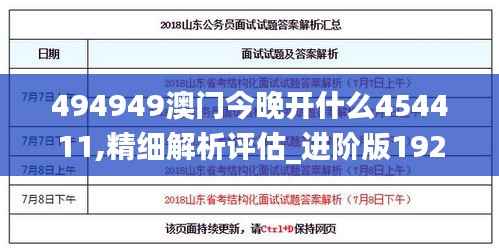 494949澳门今晚开什么454411,精细解析评估_进阶版192.196-5