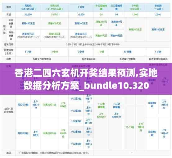 香港二四六玄机开奖结果预测,实地数据分析方案_bundle10.320