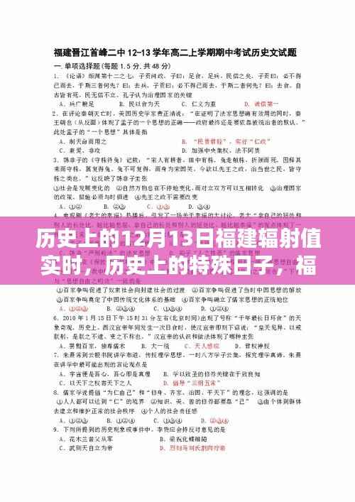 历史上的特殊日子回顾，福建辐射值实时变化及其影响