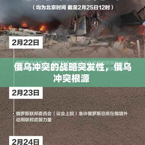 俄乌冲突的战略突发性,俄乌冲突根源