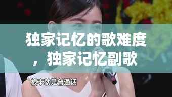 独家记忆的歌难度，独家记忆副歌 