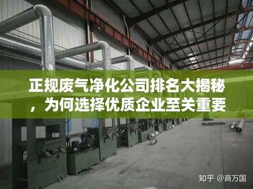 正规废气净化公司排名大揭秘，为何选择优质企业至关重要！