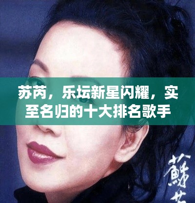 苏芮，乐坛新星闪耀，实至名归的十大排名歌手